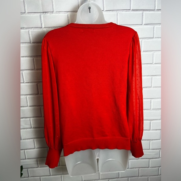 CALVIN KLEIN women Chic Red-orange  Sweater/size M - Picture 7 of 11